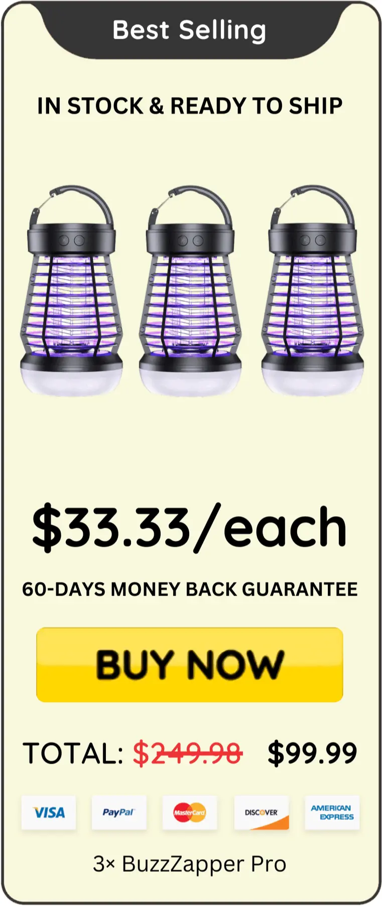 BuzzZapper Pro offer price 